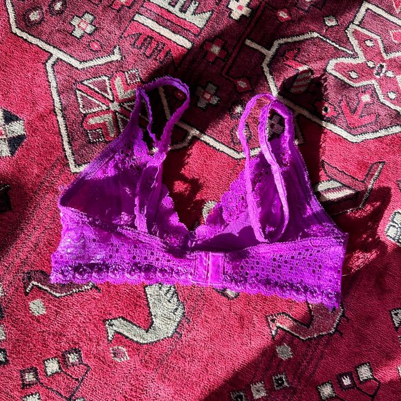 *Anemone Purple Lace Bralette - Picture 4 of 5